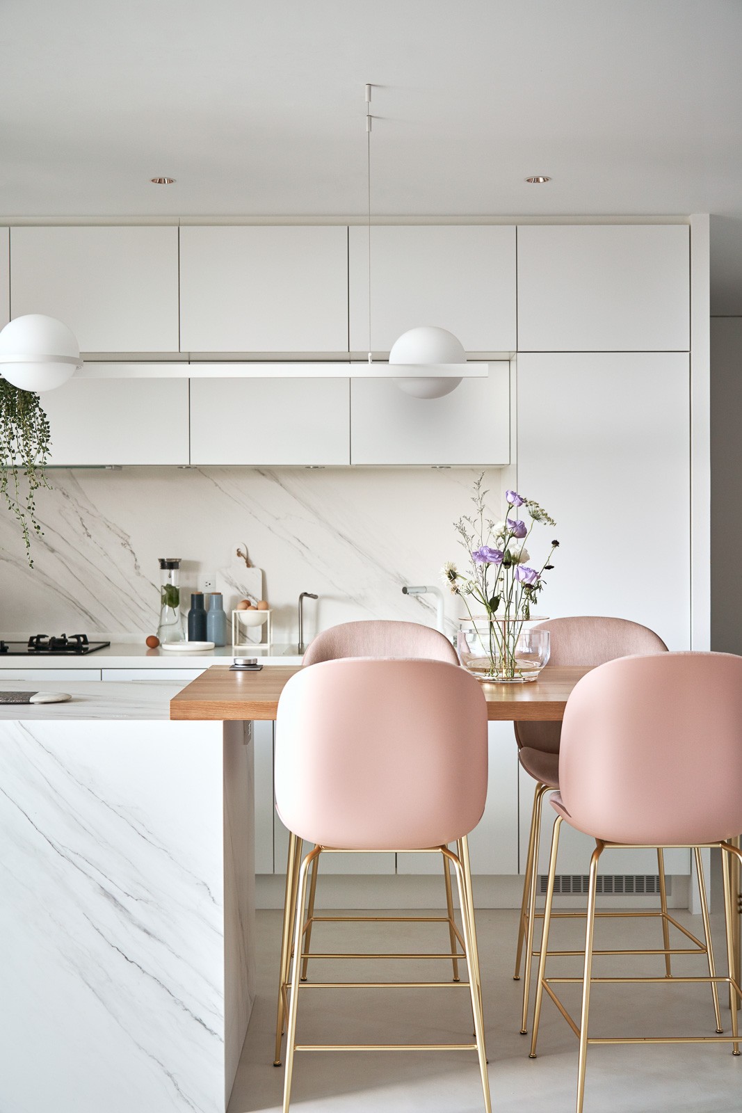 現代北歐風格室內家裝案例效果圖-餐廳 現代北歐風格室內家裝案例效果圖-餐廳