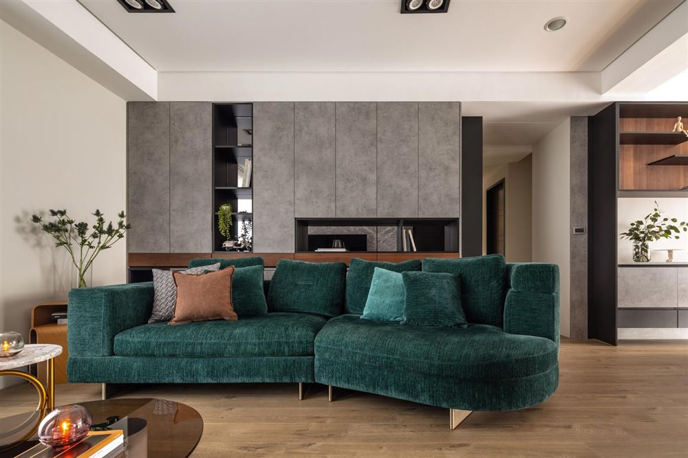 廣州市南航碧花園別墅現代簡約風格三居室裝修案例