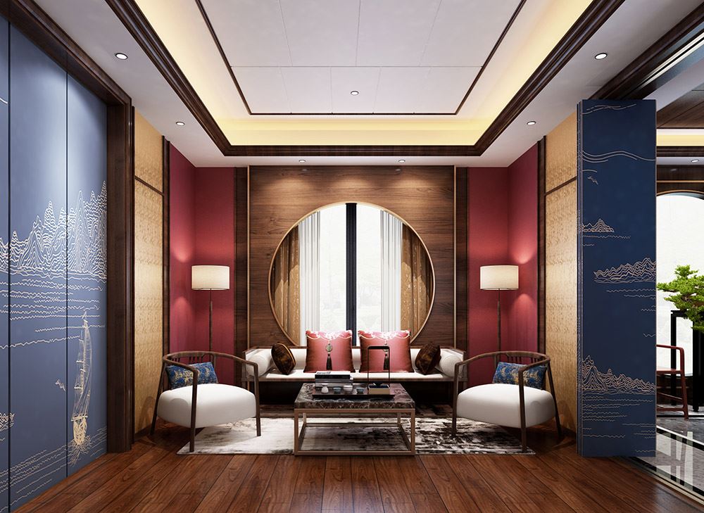 楚雄彝族自治州菌都中央現(xiàn)代簡(jiǎn)約風(fēng)格復(fù)式裝修案例