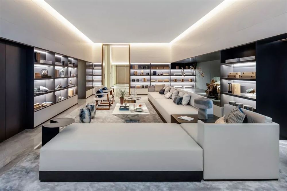 江門市寶堤灣畔新中式風(fēng)格四居室裝修案例