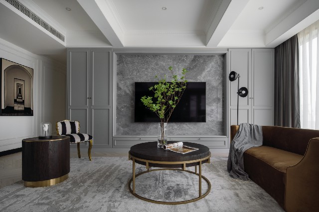 佛山裝修公司美式風格室內裝修效果圖-客廳 佛山裝修公司美式風格室內裝修效果圖-客廳