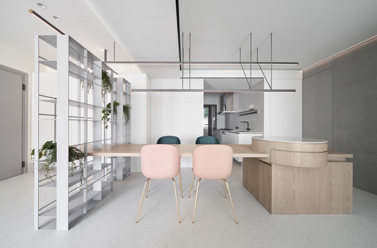 現代簡約風格室內家裝案例效果圖-餐廳 現代簡約風格室內家裝案例效果圖-餐廳