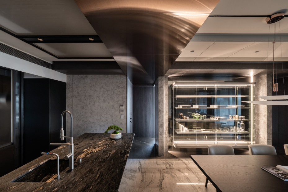 現代簡約風格室內家裝案例效果圖-島臺 現代簡約風格室內家裝案例效果圖-島臺