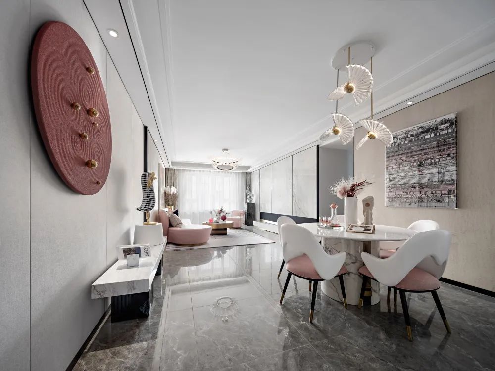 現(xiàn)代時尚風格室內(nèi)家裝案例效果圖-客餐廳 現(xiàn)代時尚風格室內(nèi)家裝案例效果圖-客餐廳