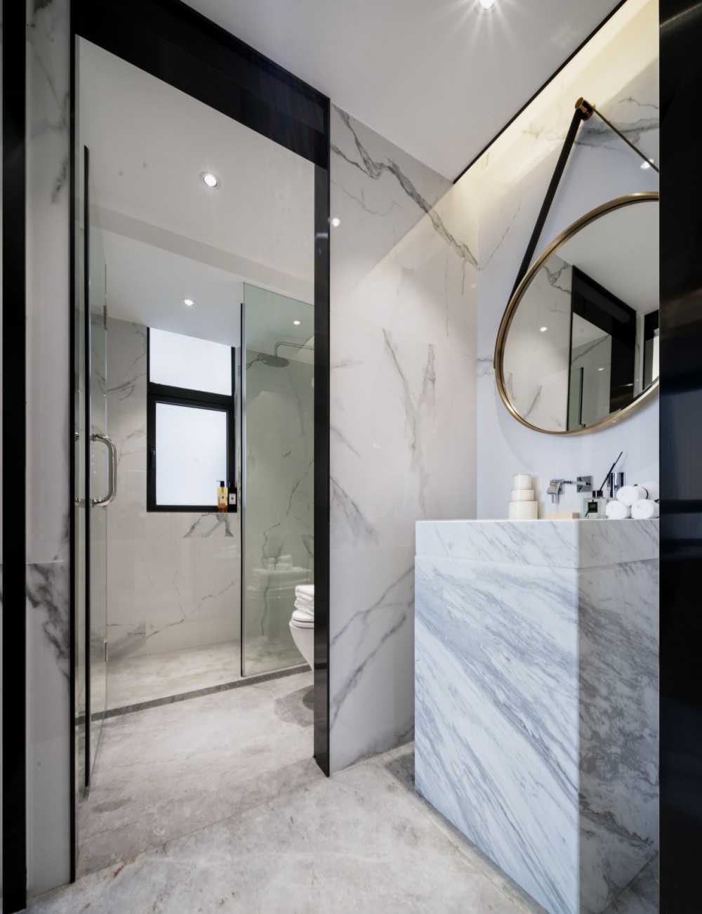 現代簡約風格室內設計家裝案例-衛生間 現代簡約風格室內設計家裝案例-衛生間