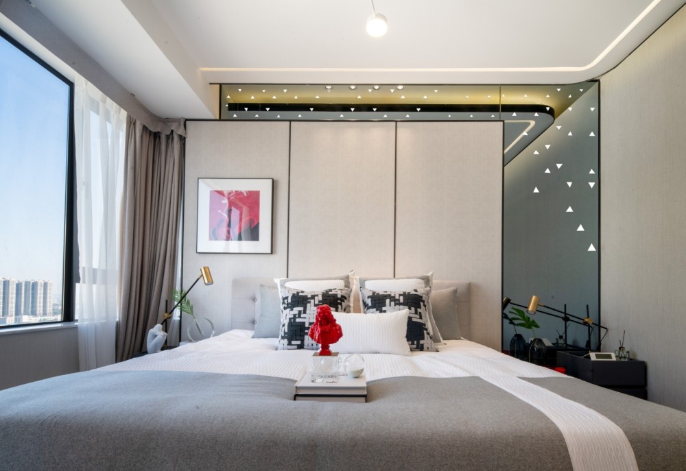 現代簡約風格室內設計家裝案例-臥室 現代簡約風格室內設計家裝案例-臥室