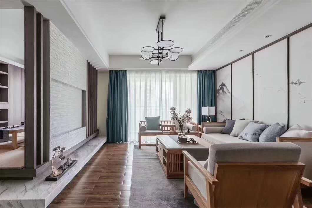 佛山市鵬瑞&middot;三龍灣1號現代簡約風格三居室裝修案例