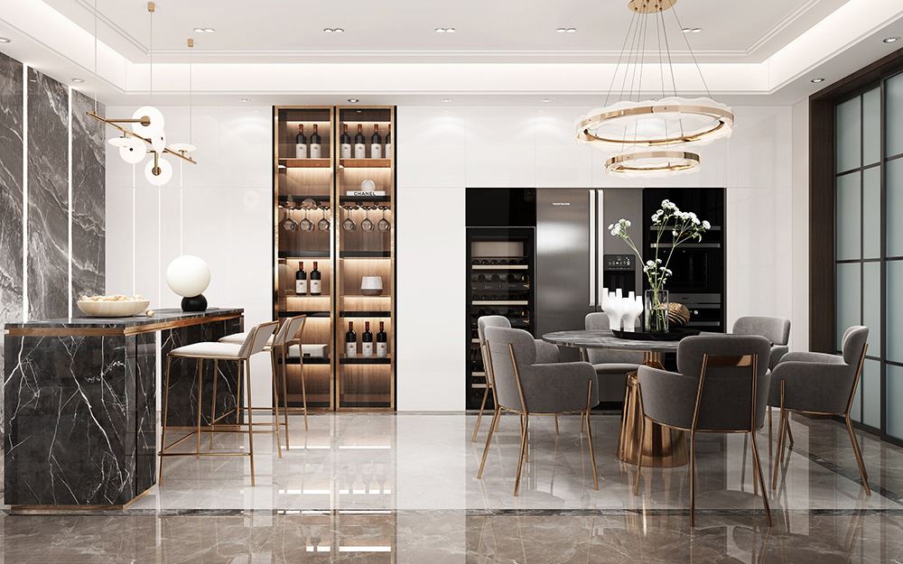 佛山市鵬瑞皓玥灣現(xiàn)代簡約風(fēng)格三居室裝修案例