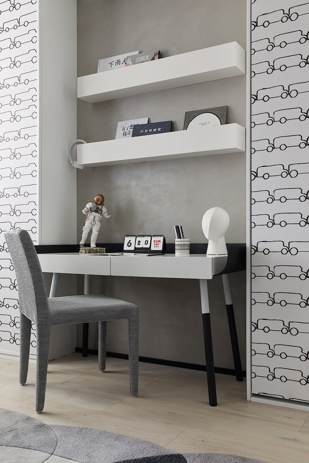 現代簡約風格室內家裝案例效果圖-書桌 現代簡約風格室內家裝案例效果圖-書桌