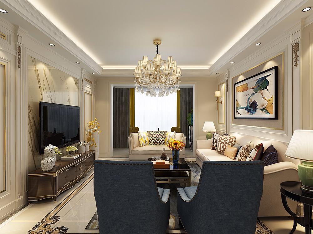 裝修公司歐式風格室內裝修效果圖-客廳 裝修公司歐式風格室內裝修效果圖-客廳