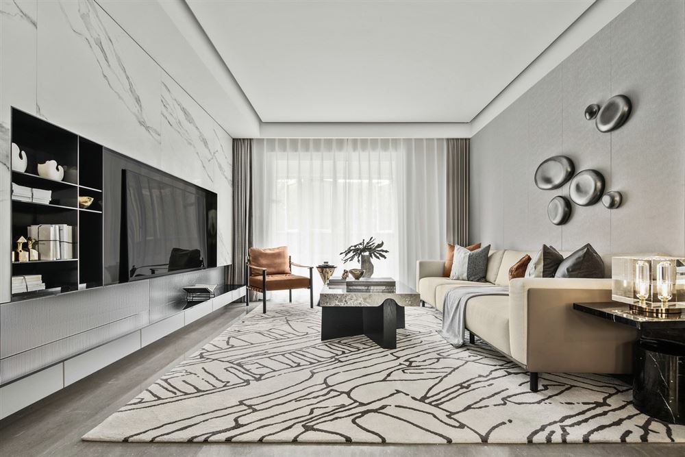 佛山市萬科悅都薈現代簡約風格三居室裝修案例