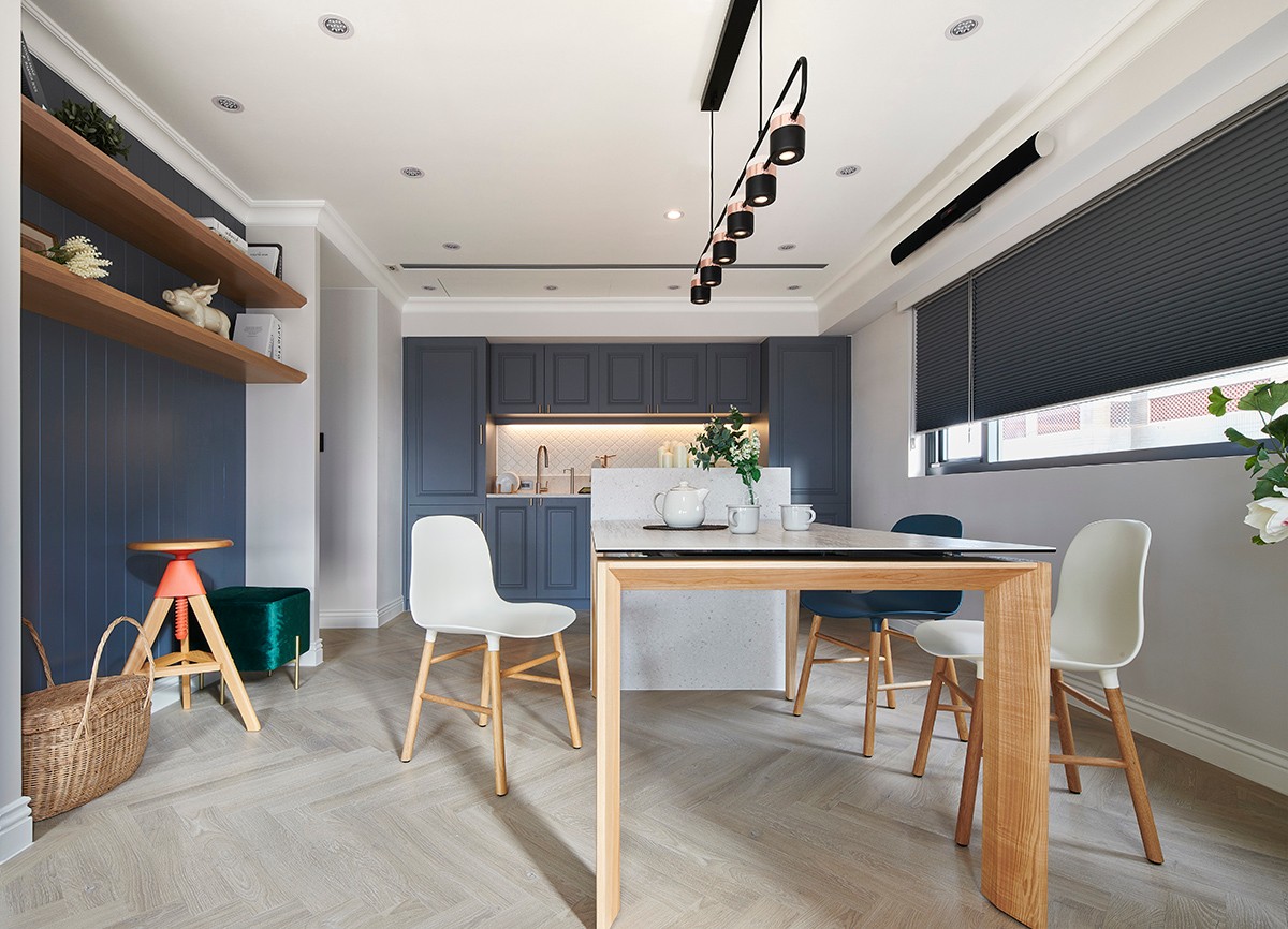 摩登美式風格家裝設計室內裝修效果圖-餐廳 摩登美式風格家裝設計室內裝修效果圖-餐廳