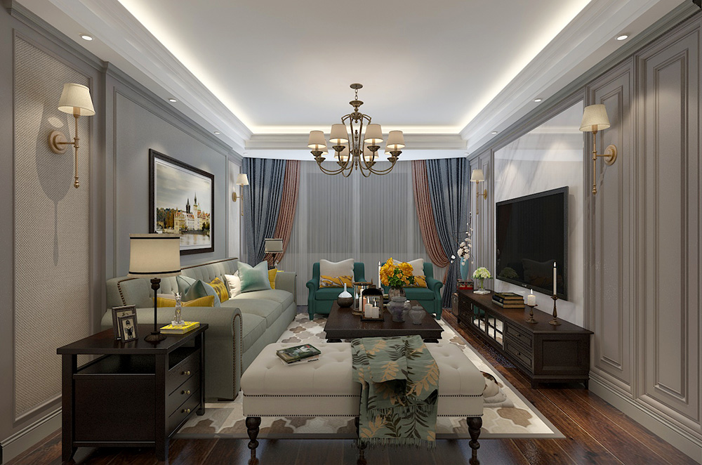 裝修公司簡美風格室內裝修效果圖-客廳 裝修公司簡美風格室內裝修效果圖-客廳