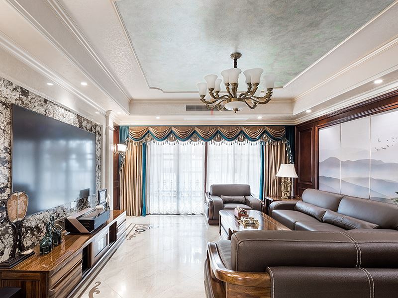 常州市新城域歐式風格四居室裝修案例