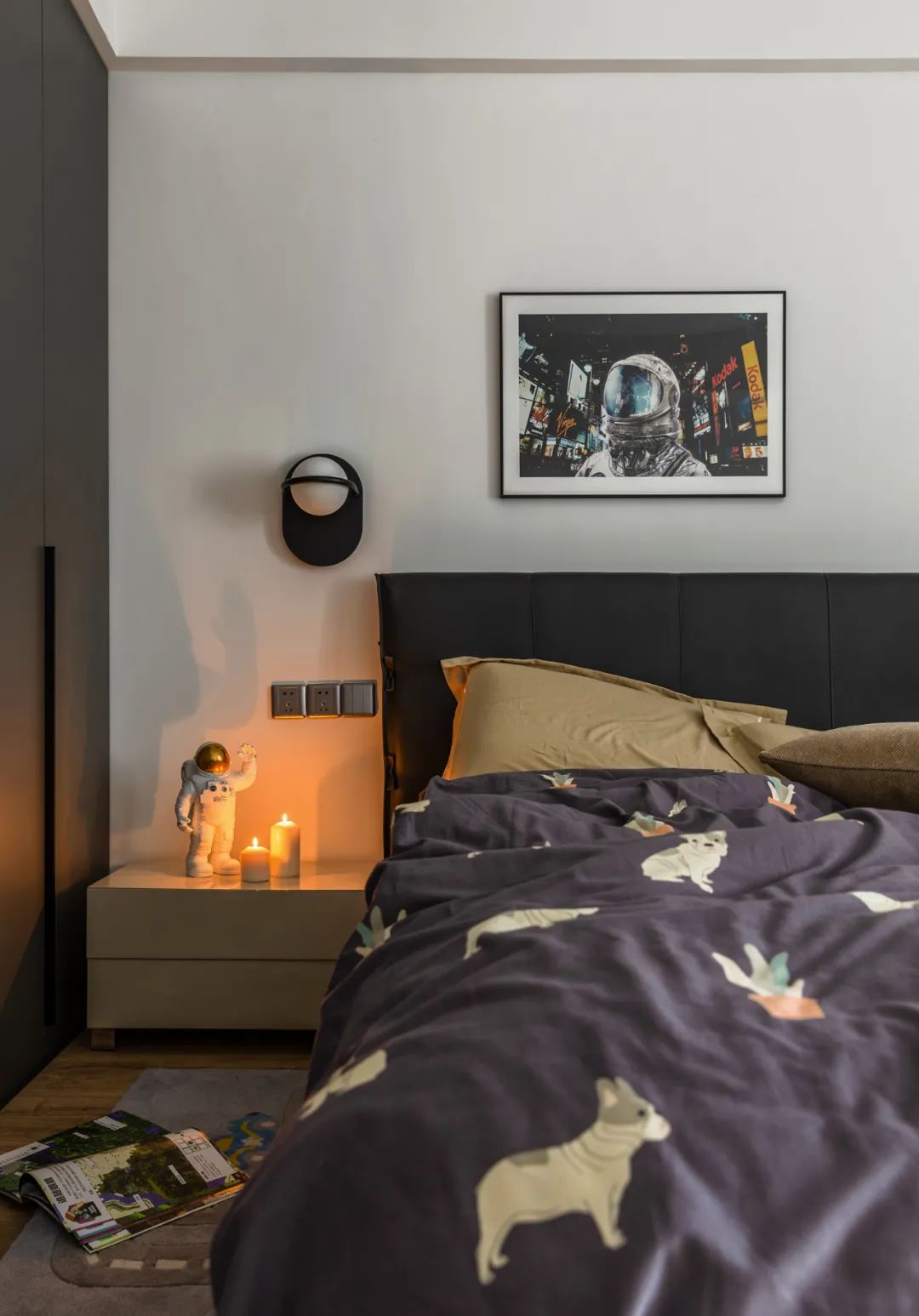 現代摩登風格室內設計家裝案例-次臥 現代摩登風格室內設計家裝案例-次臥