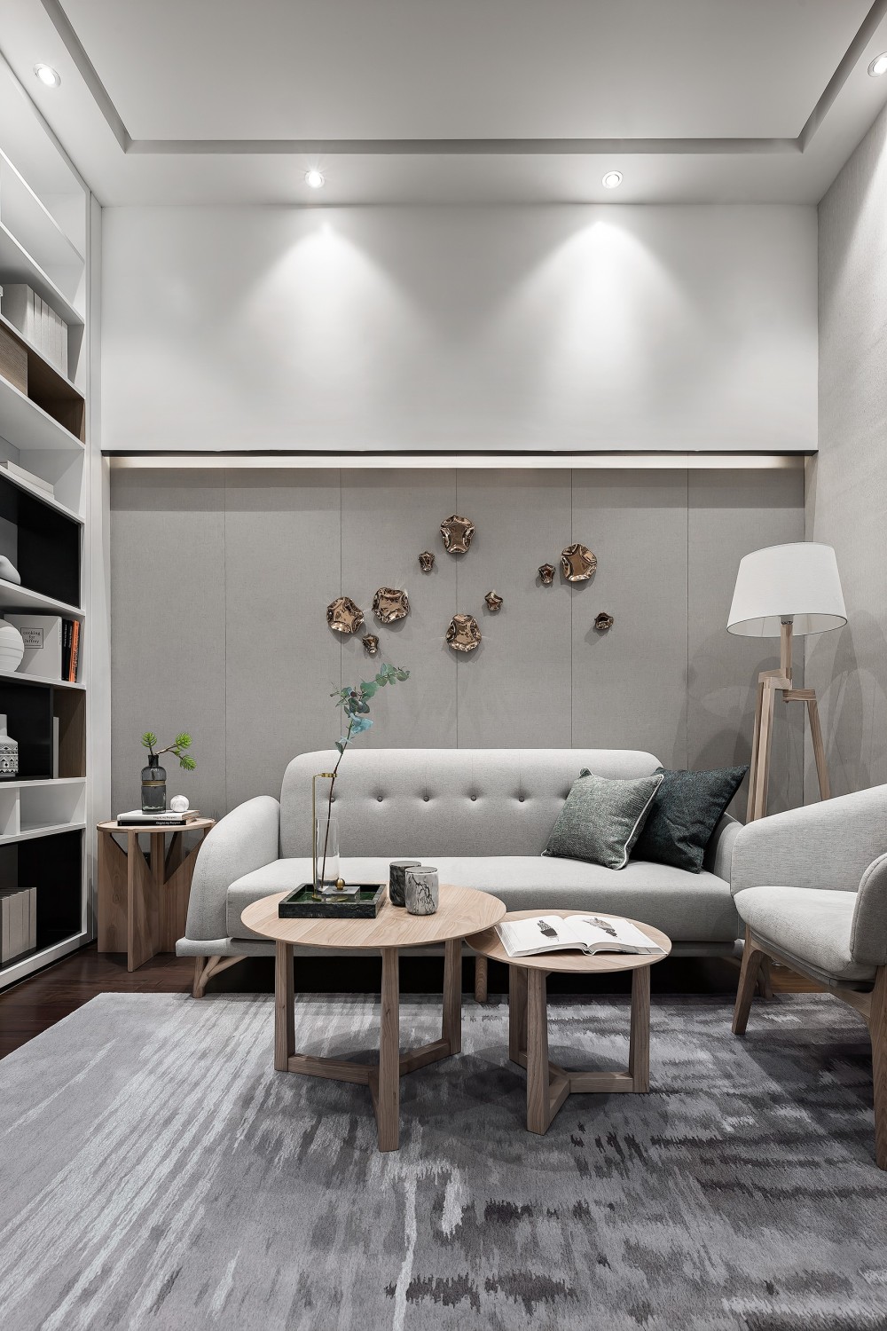 現代簡約風格公寓家裝案例效果圖-客廳 現代簡約風格公寓家裝案例效果圖-客廳