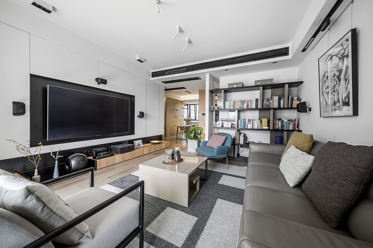 現(xiàn)代簡約風格室內(nèi)設計家裝案例-客廳電視背景墻 現(xiàn)代簡約風格室內(nèi)設計家裝案例-客廳電視背景墻