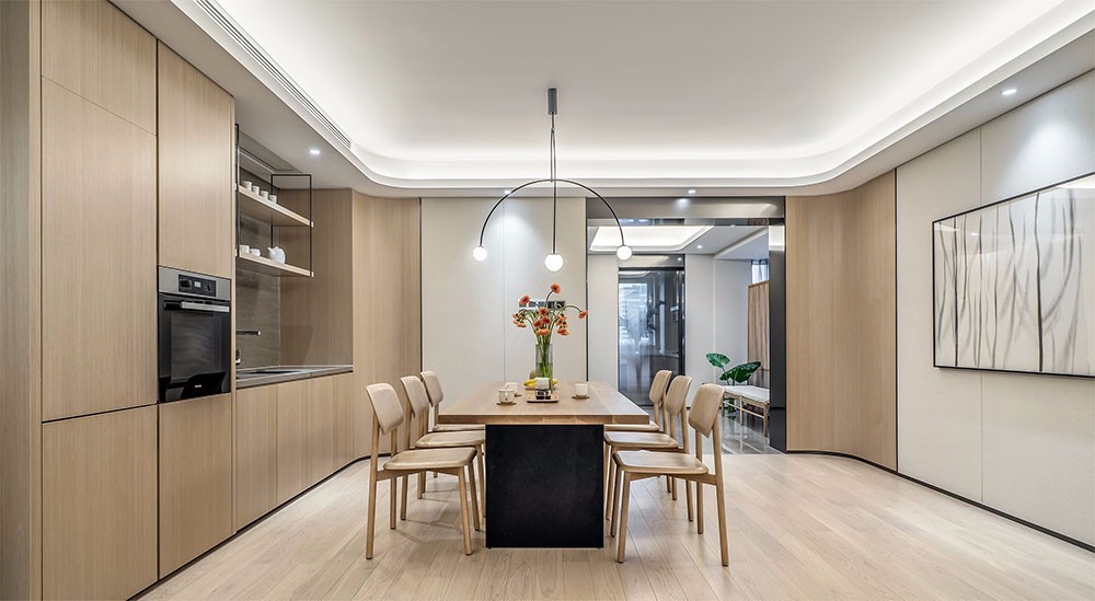 日式簡約風格室內家裝案例效果圖-餐廳 日式簡約風格室內家裝案例效果圖-餐廳