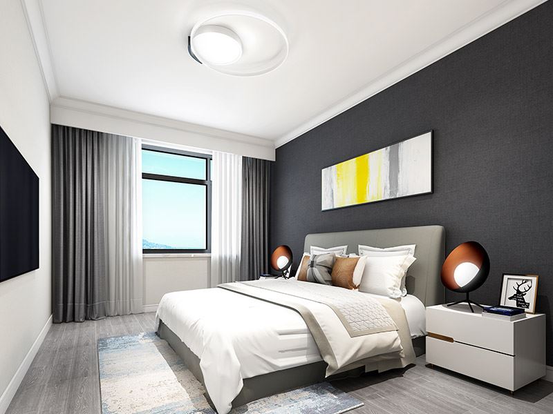 常州市玉蘭廣場春曉苑現代簡約風格二居室裝修案例