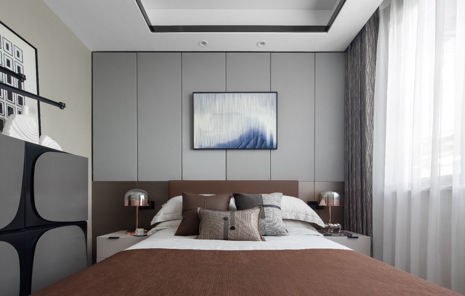 現代前衛風格家裝設計室內裝修效果圖-臥室 現代前衛風格家裝設計室內裝修效果圖-臥室