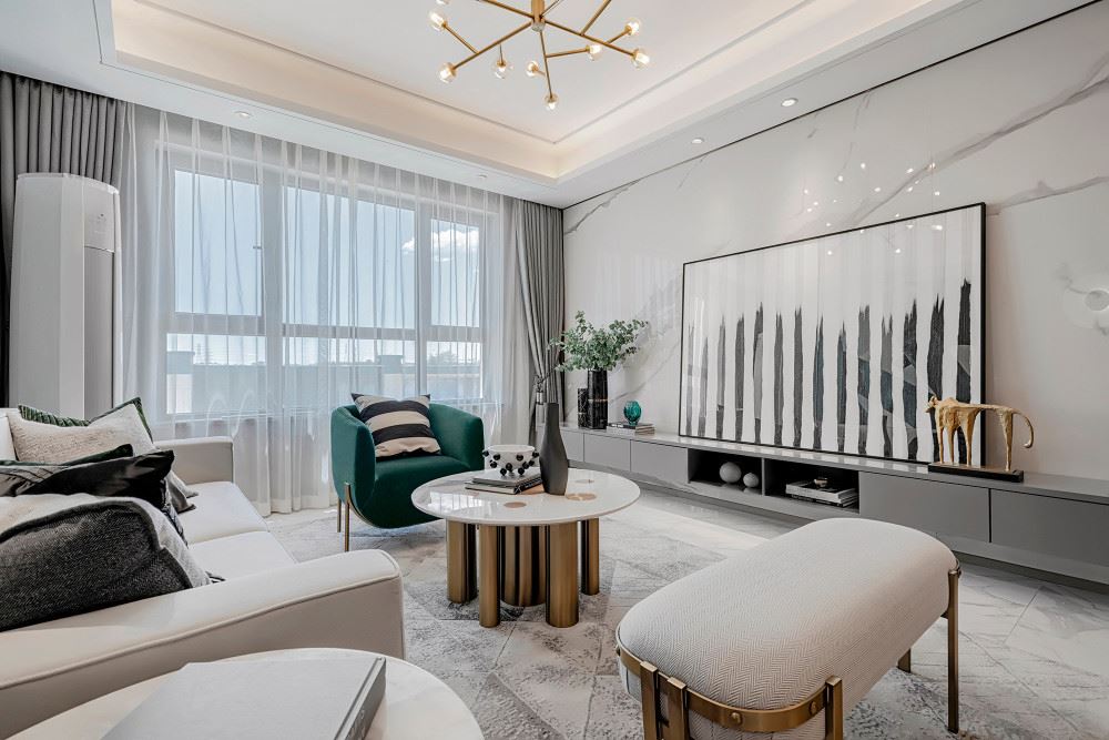 佛山市高明鈞明城北歐風格三居室裝修案例