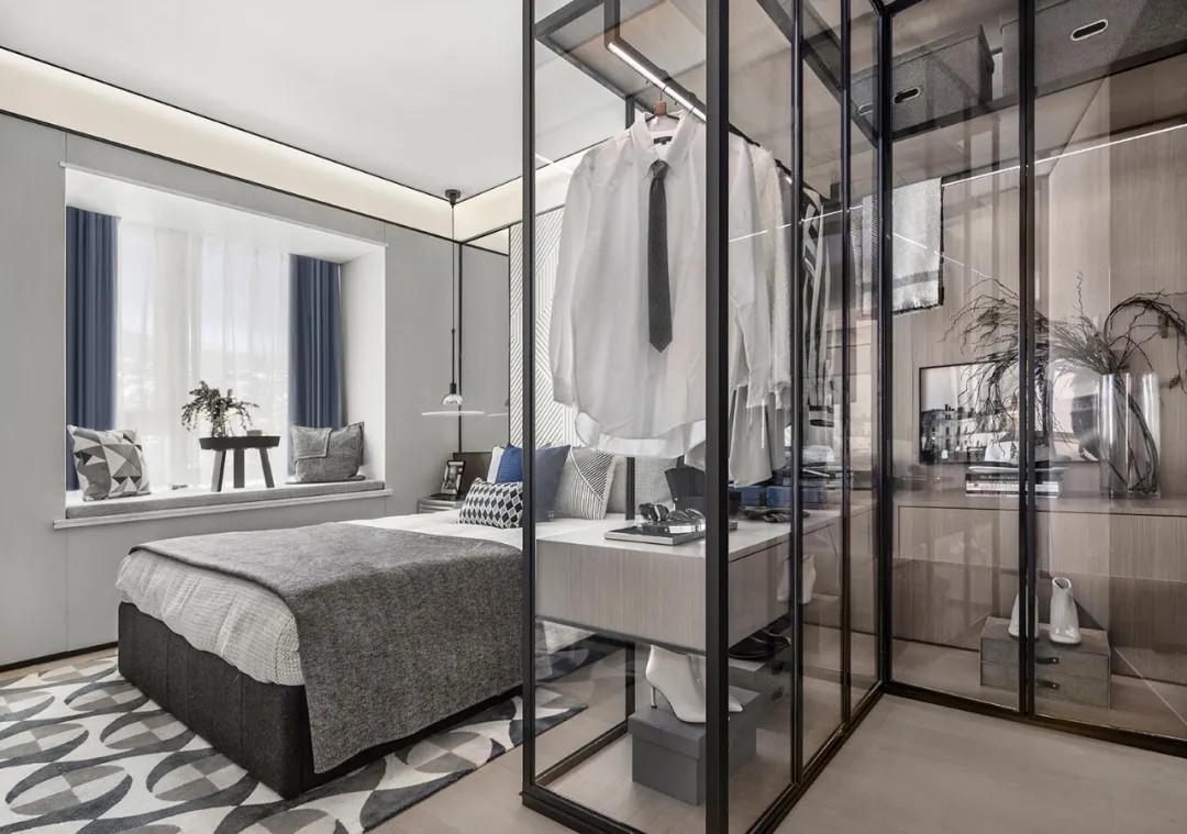 現代朋克風格室內設計家裝案例-主臥衣帽間 現代朋克風格室內設計家裝案例-主臥衣帽間