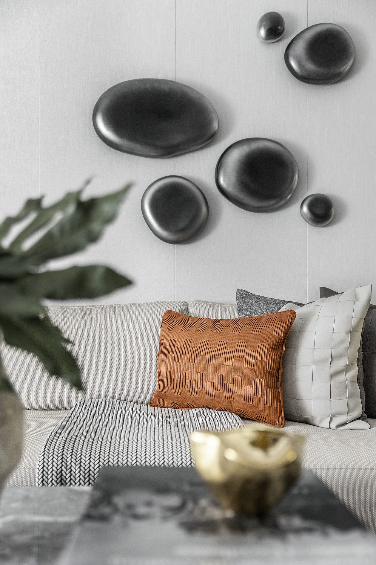 現代簡約風格室內家裝案例效果圖-客廳沙發 現代簡約風格室內家裝案例效果圖-客廳沙發