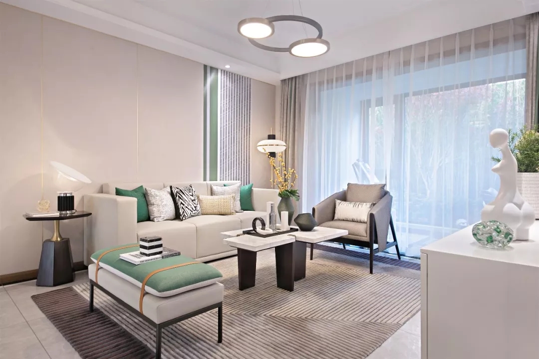 新中式風(fēng)格室內(nèi)家裝案例效果圖-客廳 新中式風(fēng)格室內(nèi)家裝案例效果圖-客廳