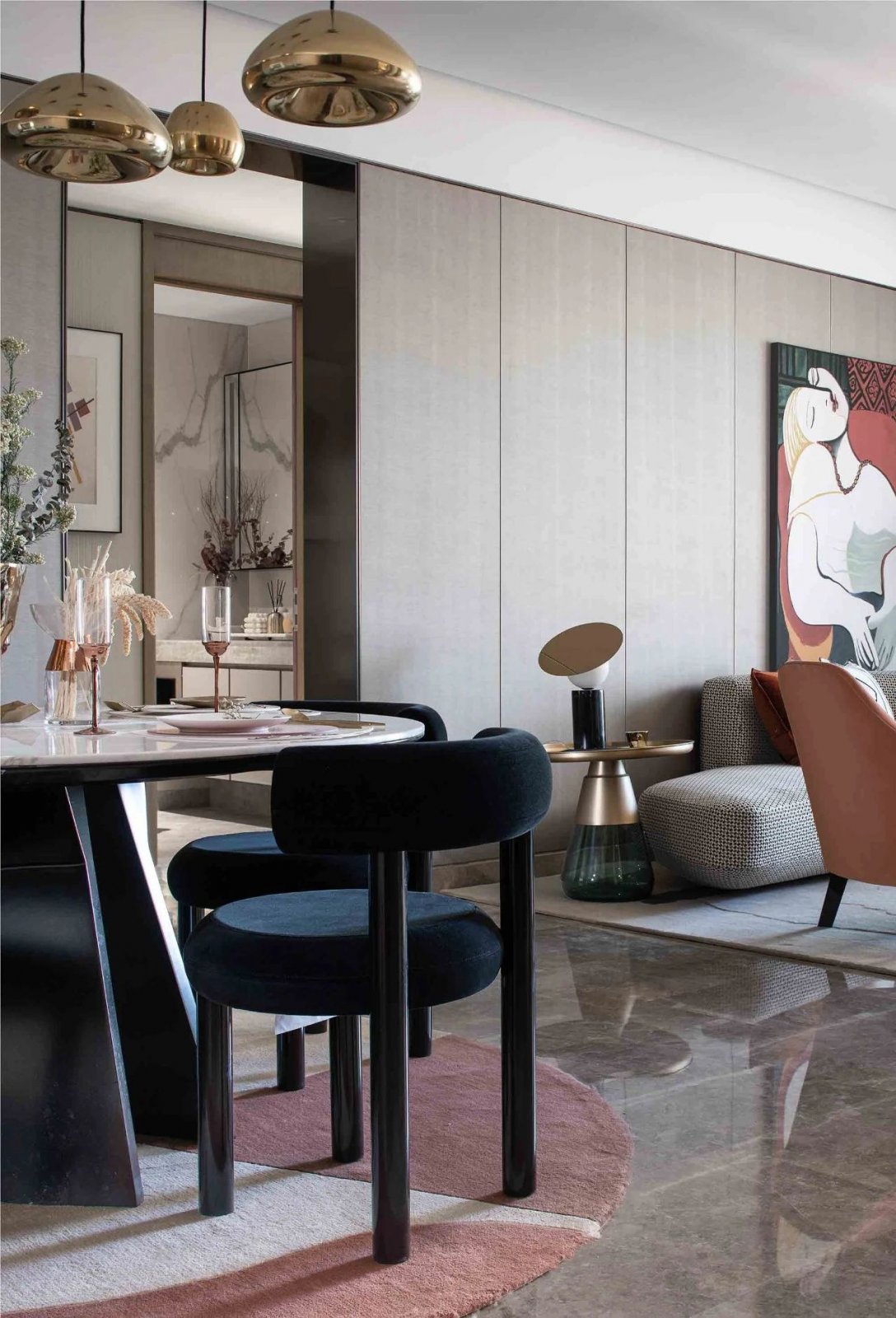 現代前衛風格室內設計家裝案例-餐廳裝飾 現代前衛風格室內設計家裝案例-餐廳裝飾