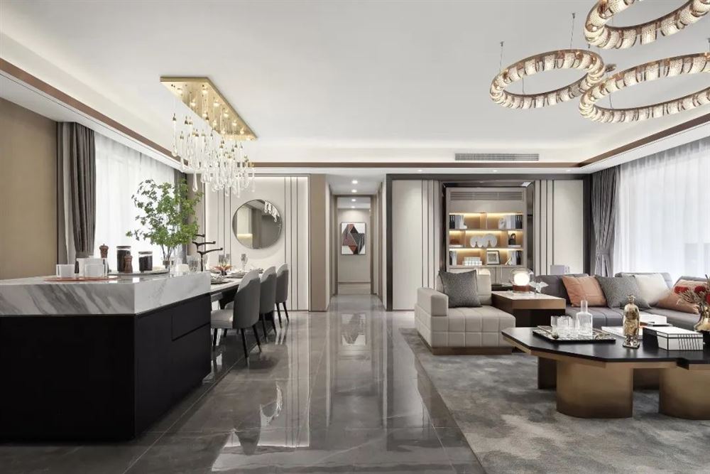 臺州市北門街機關邊歐式風格四居室裝修案例