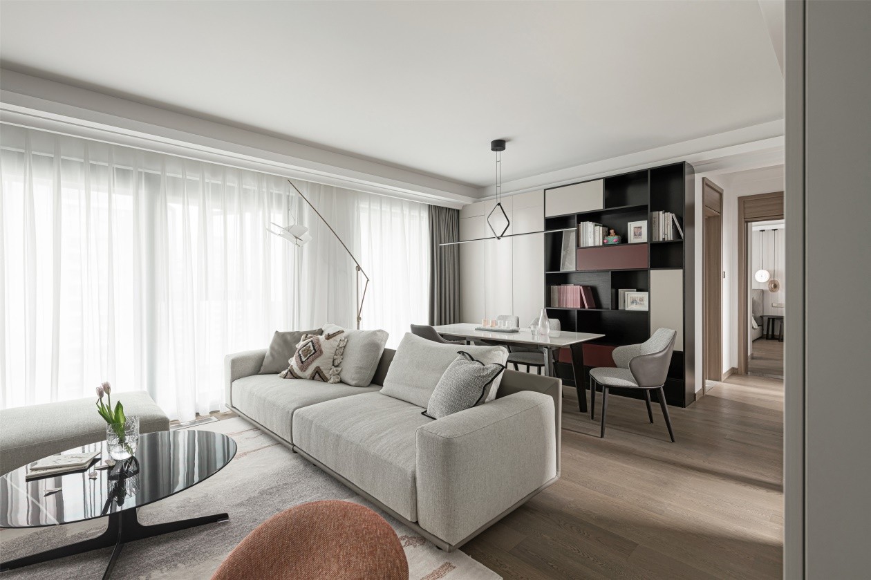 現代簡約風格室內設計家裝案例-客餐廳 現代簡約風格室內設計家裝案例-客餐廳