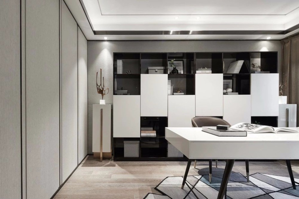 現代簡約風格室內設計家裝案例-書房 現代簡約風格室內設計家裝案例-書房