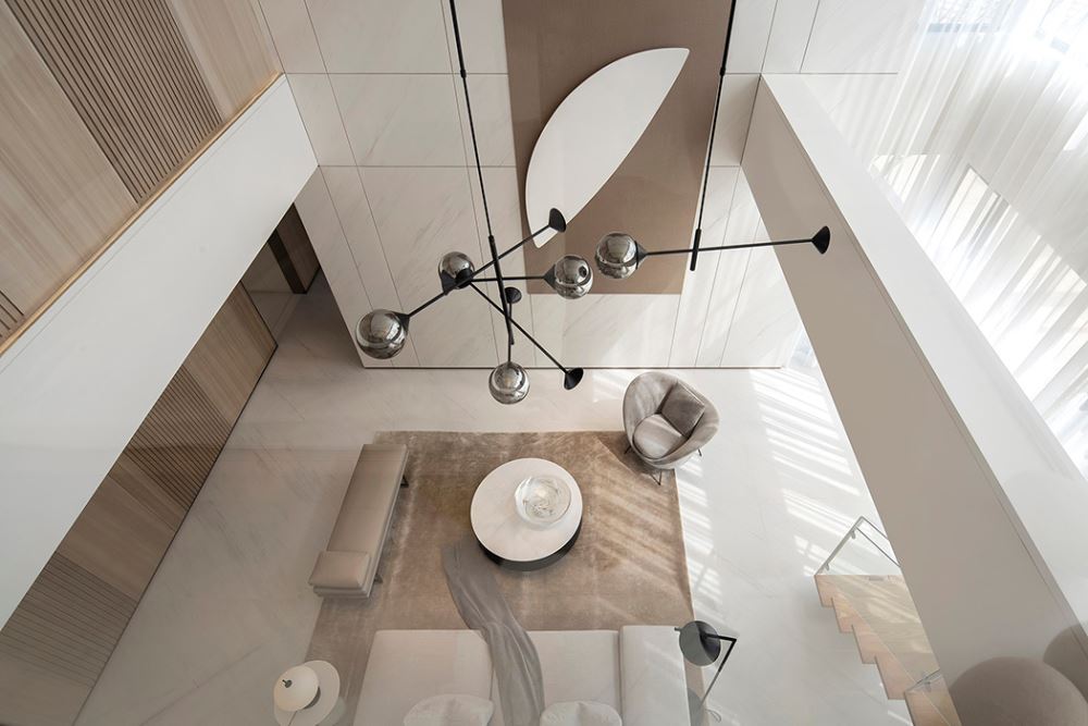 佛山市保利天悅輕奢風格復式裝修案例