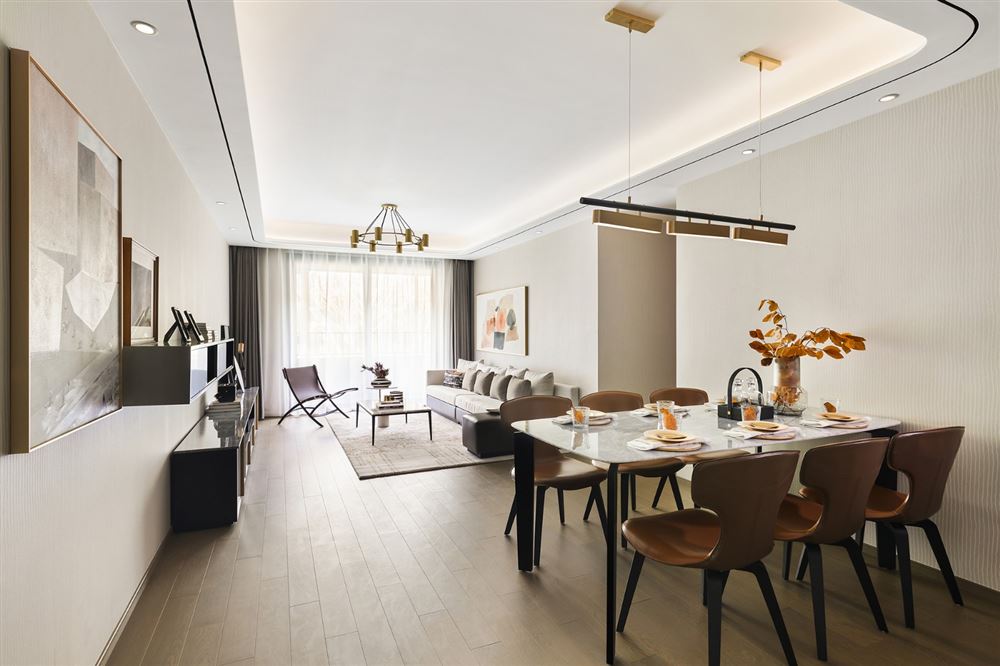 佛山市朝安金茂悅北歐風(fēng)格三居室裝修案例