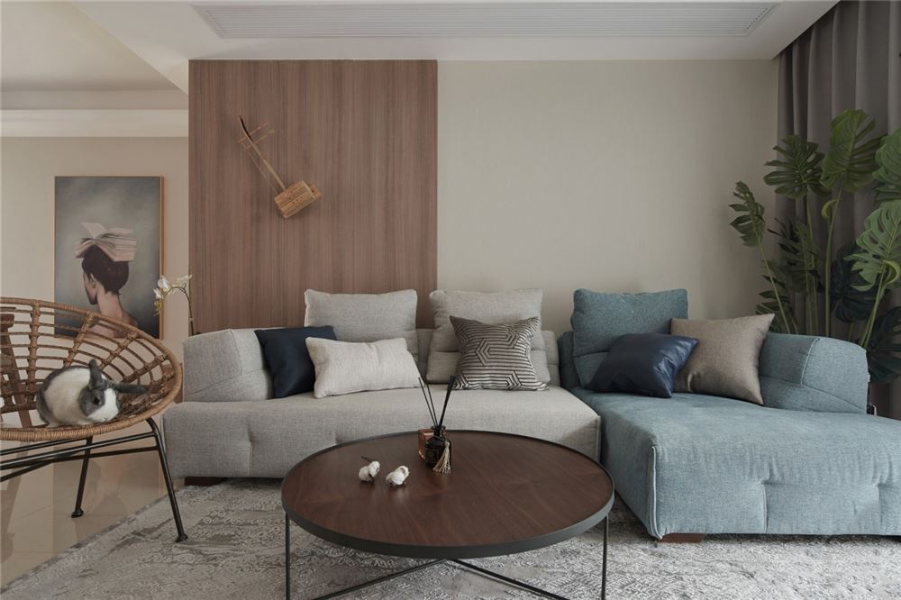 陽江市恒大悅龍臺北歐風(fēng)格二居室裝修案例