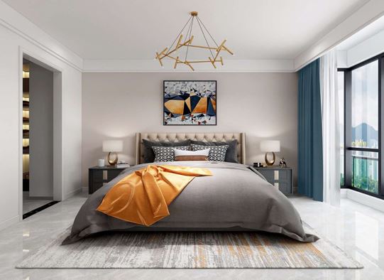 湖州市新南潯孔雀城現(xiàn)代簡(jiǎn)約風(fēng)格二居室裝修案例