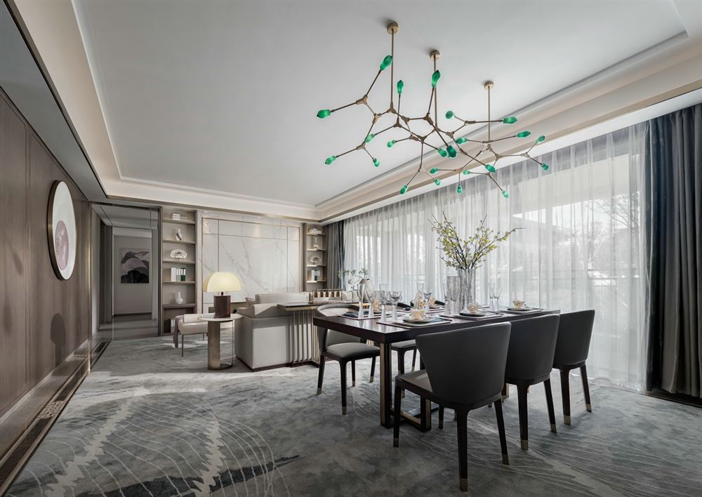 江門市碧桂園山水豪園新中式風(fēng)格四居室裝修案例