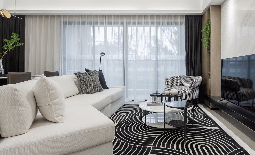 佛山市旭輝雅居樂清樾現代簡約風格三居室裝修案例