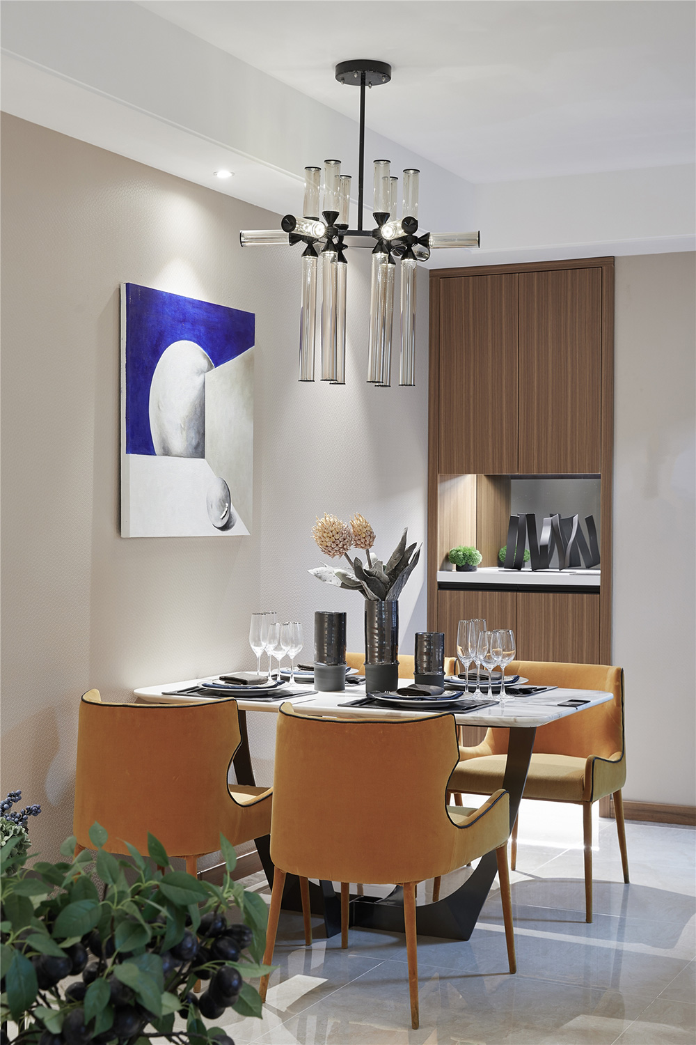 現(xiàn)代前衛(wèi)風(fēng)格室內(nèi)裝修效果圖-恒大綠洲三居98平米-餐廳 現(xiàn)代前衛(wèi)風(fēng)格室內(nèi)裝修效果圖-恒大綠洲三居98平米-餐廳