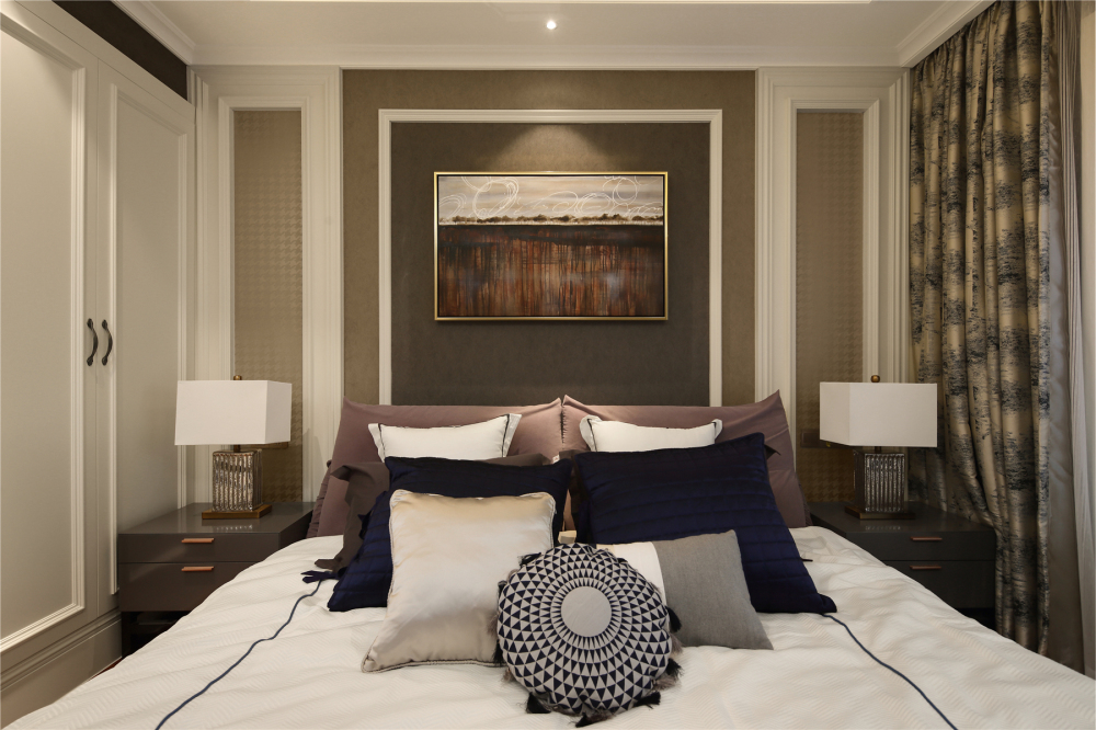 歐式風格別墅家裝案例效果圖-臥室 歐式風格別墅家裝案例效果圖-臥室