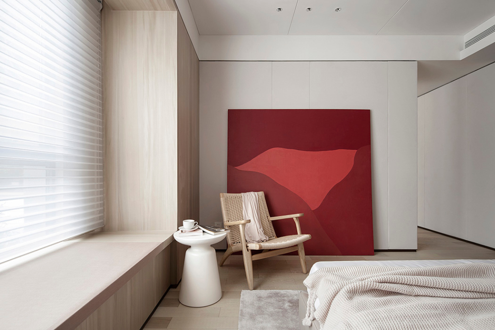 輕奢素雅風格室內家裝案例效果圖-次臥 輕奢素雅風格室內家裝案例效果圖-次臥