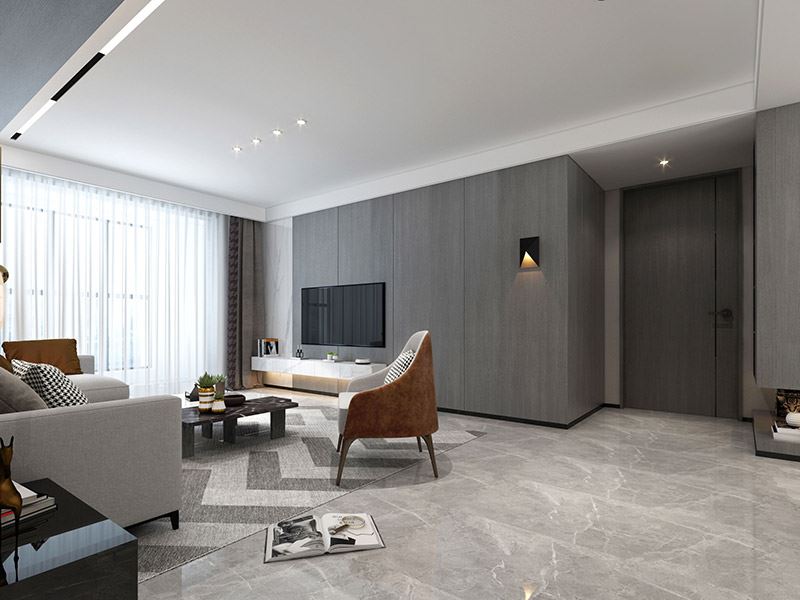 河源市金港豪庭現(xiàn)代簡約風(fēng)格三居室裝修案例