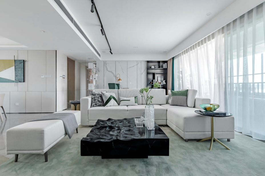 現(xiàn)代輕奢風(fēng)格室內(nèi)家裝案例效果圖-客廳 現(xiàn)代輕奢風(fēng)格室內(nèi)家裝案例效果圖-客廳