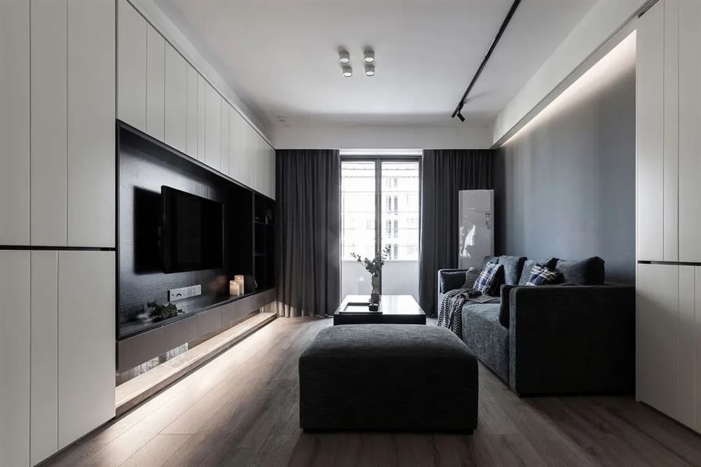 惠州市富力灣現代簡約風格三居室裝修案例