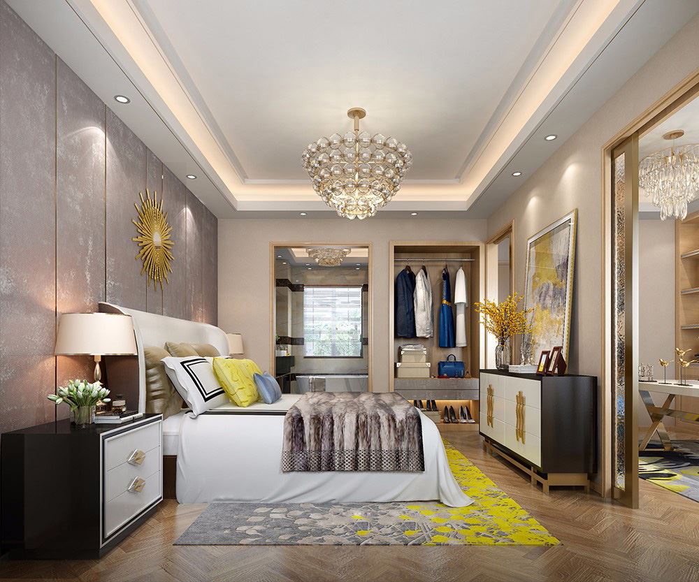 佛山市保利御江南輕奢風格別墅裝修案例