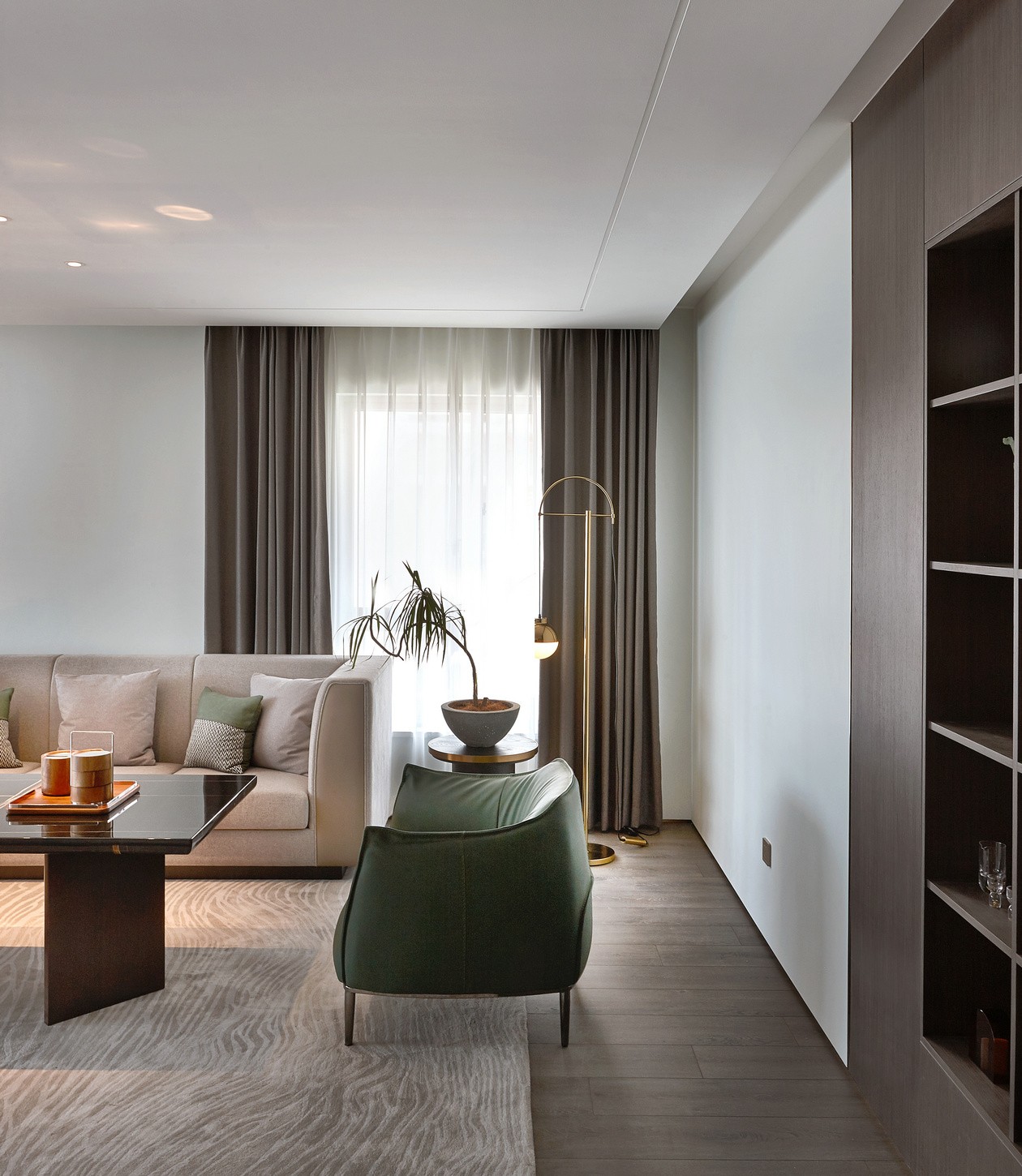 現代簡約風格室內家裝案例效果圖-客廳 現代簡約風格室內家裝案例效果圖-客廳