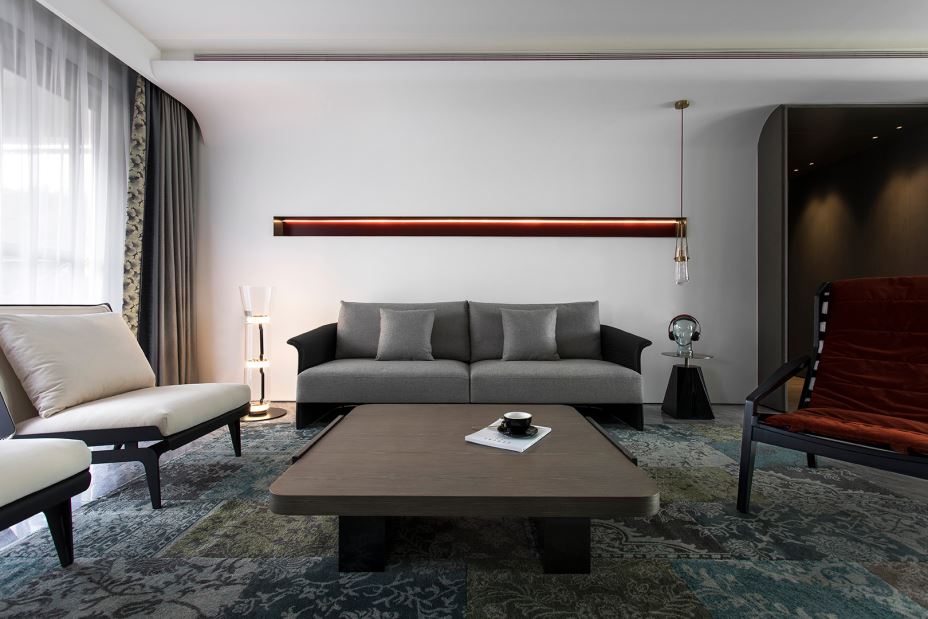 江門市百富園現代簡約風格三居室裝修案例