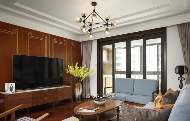 佛山市越秀星匯瀚府新古典風格三居室裝修案例