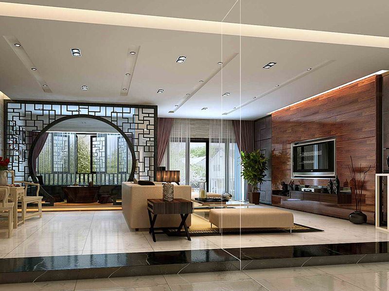 佛山市高明碧桂園&middot;花城薈新中式風格別墅裝修案例