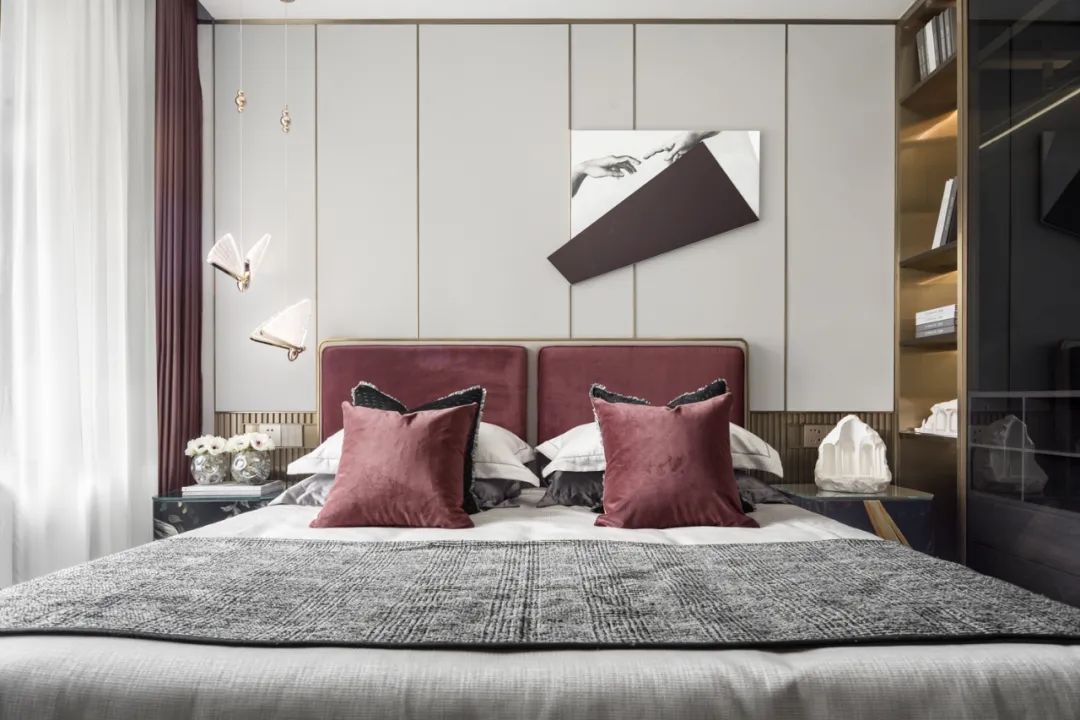 高雅輕奢風格室內設計家裝案例-臥室 高雅輕奢風格室內設計家裝案例-臥室